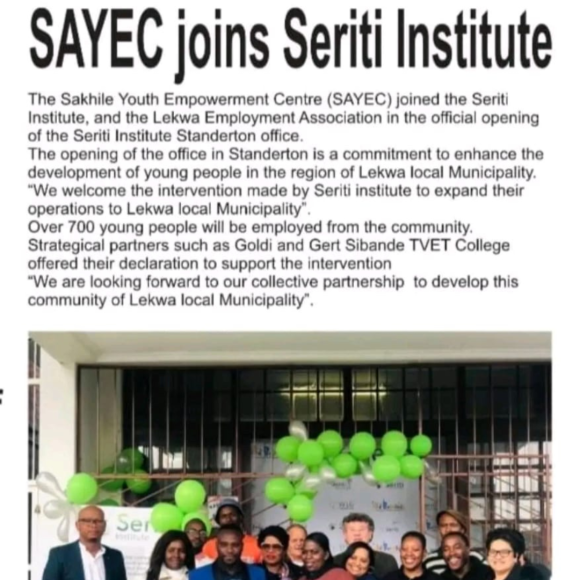 SAYEC & Seriti Institute